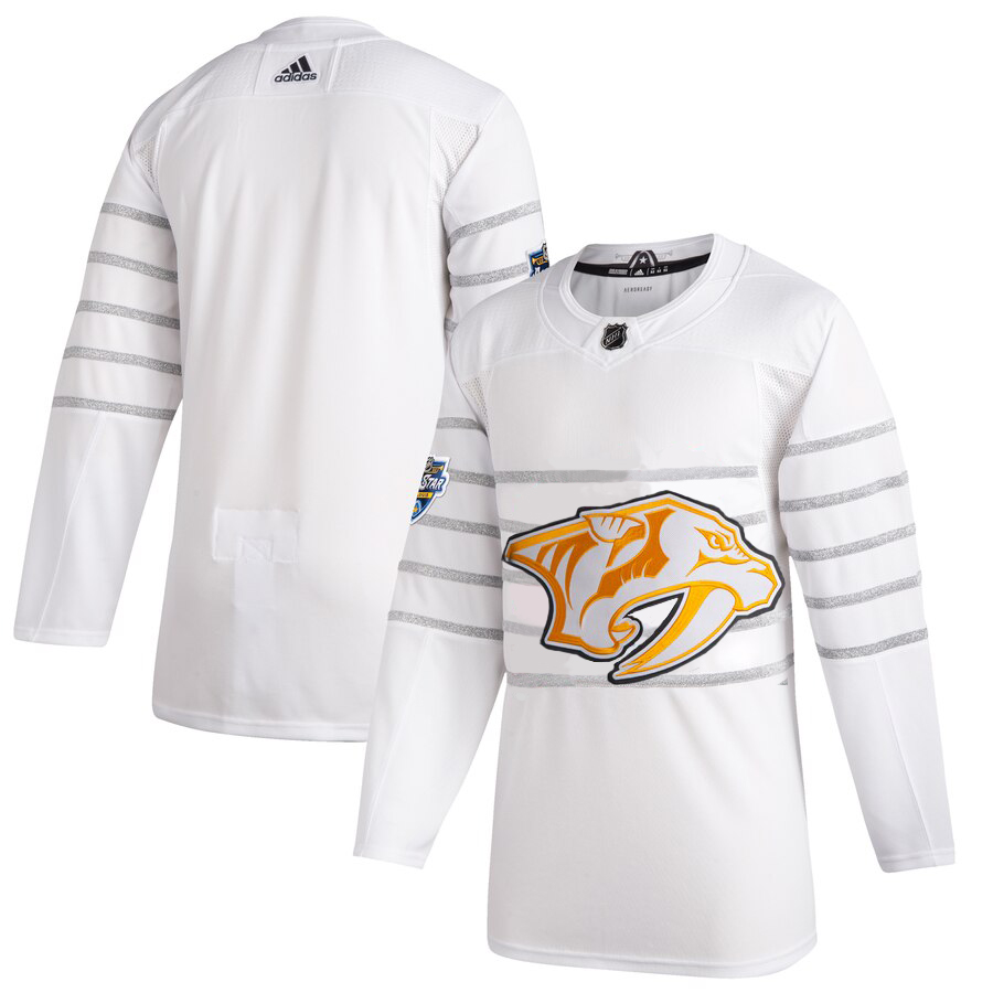 Cheap Men Nashville Predators Adidas White 2020 NHL All Star Game Authentic Jersey